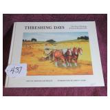 THRESHING DAYS - WI ARTIST - LAVERN KAMMERUDE