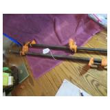 (2) PONY WOOD CLAMPS - 30" + 36"