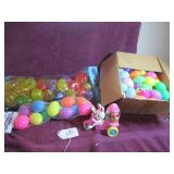 BOX LOT: LOTS OF PLASTIC EASTER EGGS