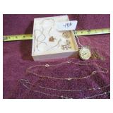 BOX LOT: VTG LUCERNE PENDANT CLOCK WATCH