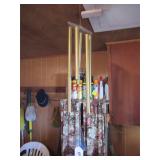 WIND CHIME - HANGER TO BOTTOM - 31"H METAL DINGERS
