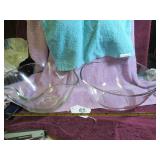 (2) HEAVY GLASS SERVING BOWLS