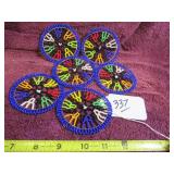 (6) AFRICAN OR NATIVE MEDALLIONS