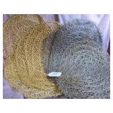 (8) RATTAN OVAL PLACEMATS