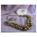 VTG CAROLEE METALLIC CLUSTER NECKLACE