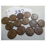 CIRCULATED US PENNIES LOT