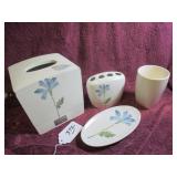 4-PIECE CROSCILL BATHROOM SET
