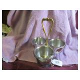 3-SECTION ROTATING CONDIMENT SERVER