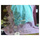 (2) GLASS PLATTERS - 13" & 13.5"
