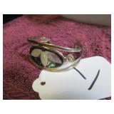 MEXICO STERLING & MOTHER OF PEARL CUFF