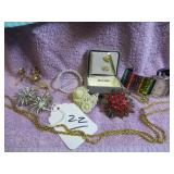 BOX LOT: MONET & MARBOUX JEWELRY