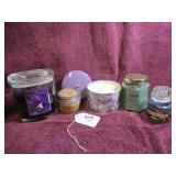 VARIOUS NEVER-LIT CANDLES