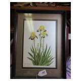 JOHNSON "SPRING IRIS" PRINT