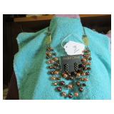 ANDRE OLIVER NECKLACE & EARRINGS