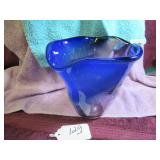 SIGNED VASE - 6.5"H X 7.5"W