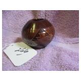 SIGNED NATIVE AMERICAN POTTERY - 2.25"H