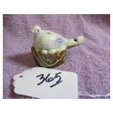 18TH-C GLAZED PORCELAIN BIRD WHISTLE