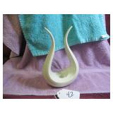 LENOX IVORY CANDLE HOLDER - 8"H