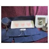 LOVE TRAY, NAPKINS & VANITY MIRROR