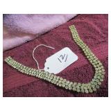 VTG CZECHOSLOVAKIA RHINESTONE CHOKER