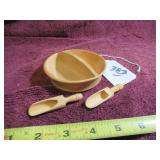 SMALL CONDIMENT SERVER - 2 SCOOPS