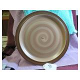 CASUAL STONEWARE "CAMEO" PLATTER - 12"D