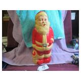 VTG PLASTIC SANTA - 13.5"H