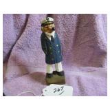 VTG HAND-CARVED WOOD SEA CAPTAIN