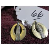 VTG MARKED DANGLE EARRINGS