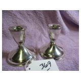 DUCHIN STERLING SILVER CANDLESTICKS