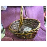 LARGE WOVEN WICKER BASKET