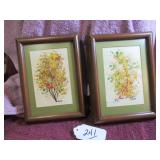 (2) KENNA OIL TREE PAINTINGS