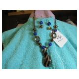 ERICA LYONS NECKLACE & EARRINGS W/ BOX
