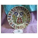 CLAY-FIRED PLATE - 7.5"W