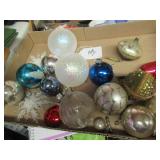 BOX LOT: (2) COLOMBIA SPARKLE GLASS ORNAMENT,...
