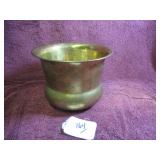 BRASS PLANTER - 5.25"H X 7"W