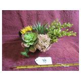 ARTIFICIAL SUCCULENT PLANT DISPLAY