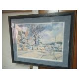 CHARLES PETERSEN PRINT - NUMBERED, SIGNED - "TO...