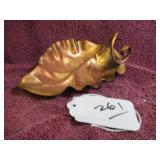 VTG GREGORIAN SOLID COPPER CURLED HANDLED TRINKET