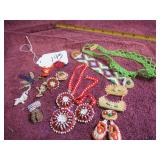 BOX LOT: BEAD WORK