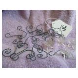 (18) GREEN SPIRE WIRE ORNAMENT HOOKS