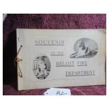 RARE BELOIT, WI FIRE DEPT - 19-OZ - OLD ADS,...
