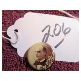 VTG MCKINLEY FOR PRESIDENT POLITICAL BUTTON