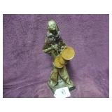 MEXICAN FOLK ART PAPER MACHE FIGURINE - 12.75"H