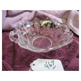 CAMBRIDGE GLASS - ROSE POINT - RECTANGULAR - GC...