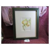 "APPLES FROM THE MOUNTAIN" BY S. MOORE - FRAMED...