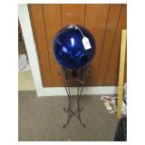 12" GAZING BALL W/ STAND