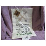 GO TO LAKE TOWEL - BY MUDPIE - NEW