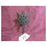 METAL SYMBOL OF CHAOS STAR PENDANT - 6"H