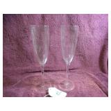 (2) SIGNED CHAMPION GLASSES - 9.5"H